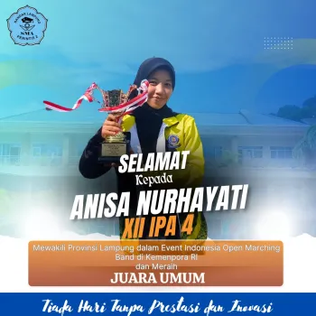Siswi SMA Perintis 2 Bandar Lampung Anisa Nurhayat